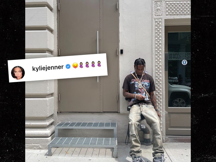 Kylie Jenner Sends Pregnant Emojis to Travis Scott, Baby Number 3?