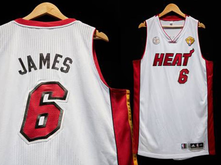 LeBron's 'King James' Game-Worn Miami Heat Jersey Could Fetch $200,000 –  Robb Report