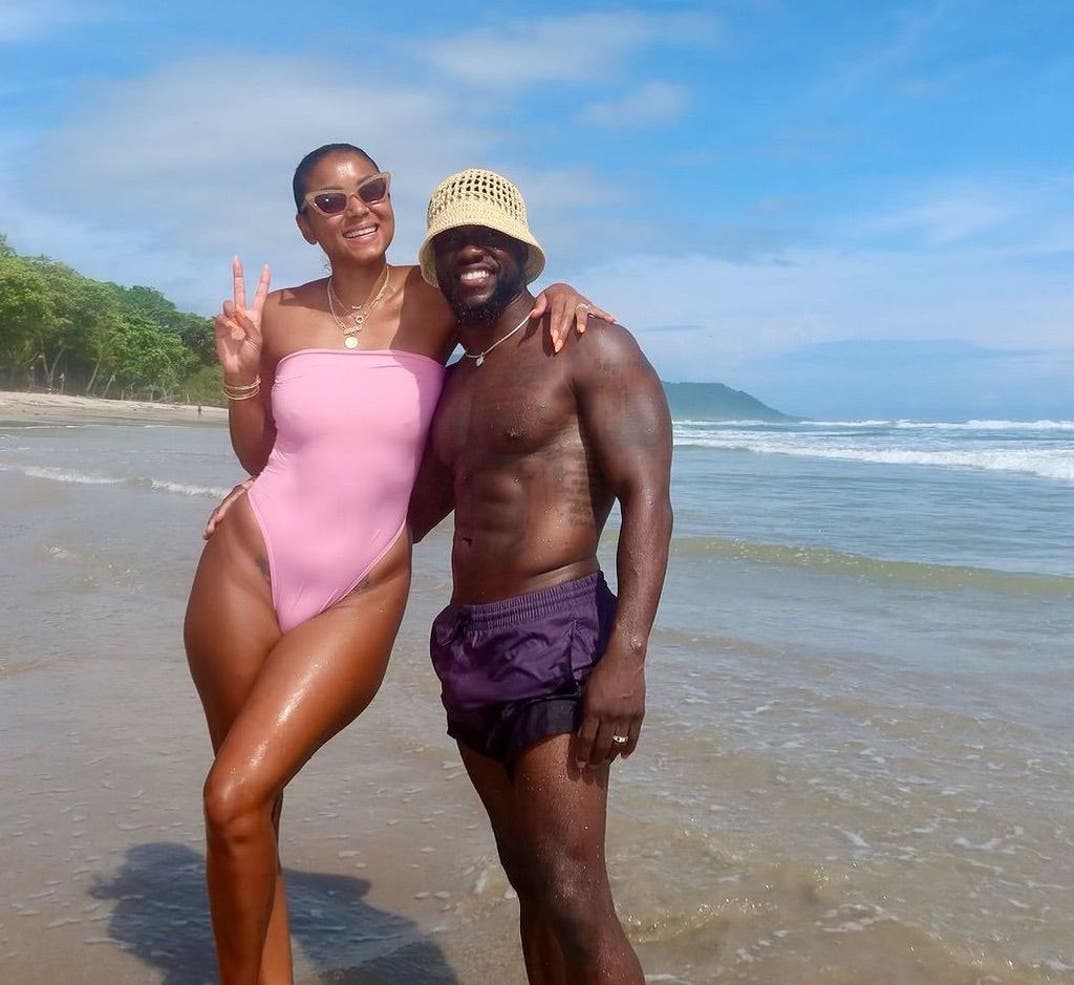 Eniko and Kevin Hart