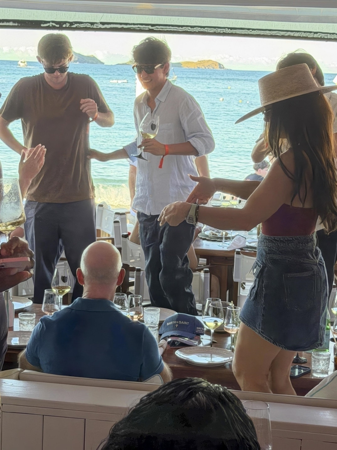 Jeff Bezos Lauren Sanchez Party St Barts 1