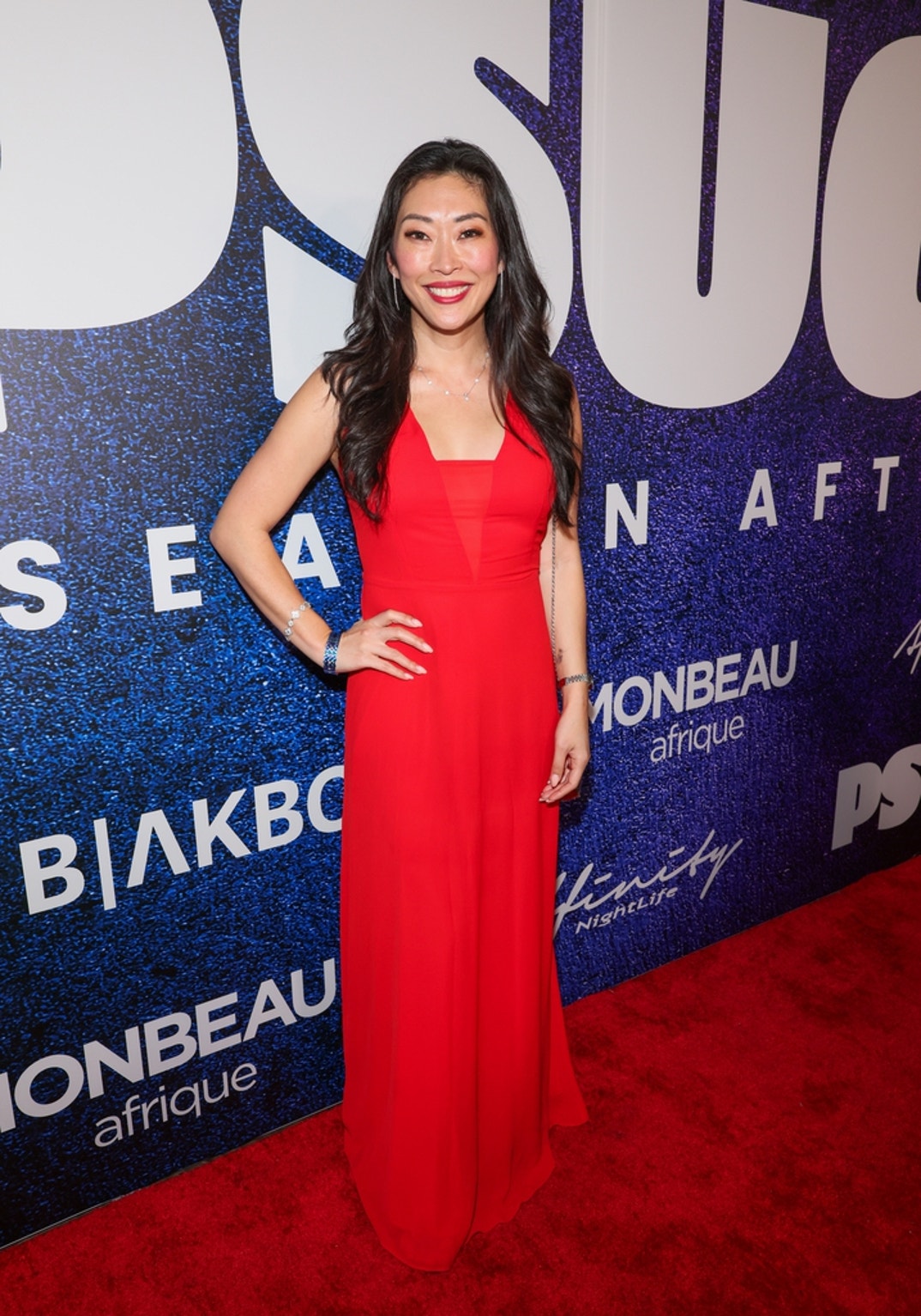 Actress, Netflix ‘Hunting Wives’ star, Jackie Dallas, attends the Popsugar x Affinity Nightlife's Awards After Party at Skybar on March 15, 2026 in West Hollywood, California.