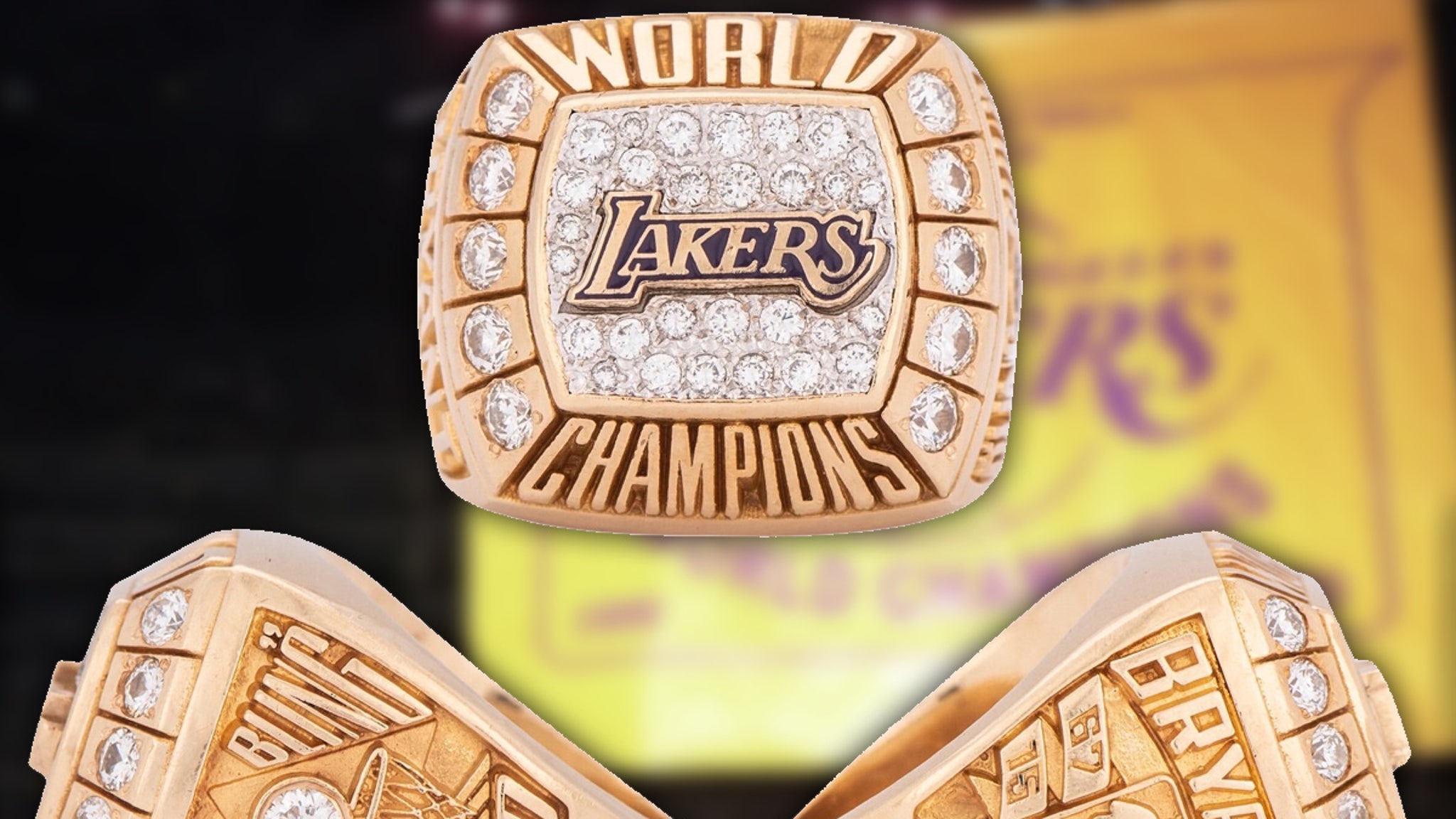 Kobe Bryant Lakers Ring Gifted To Dad 