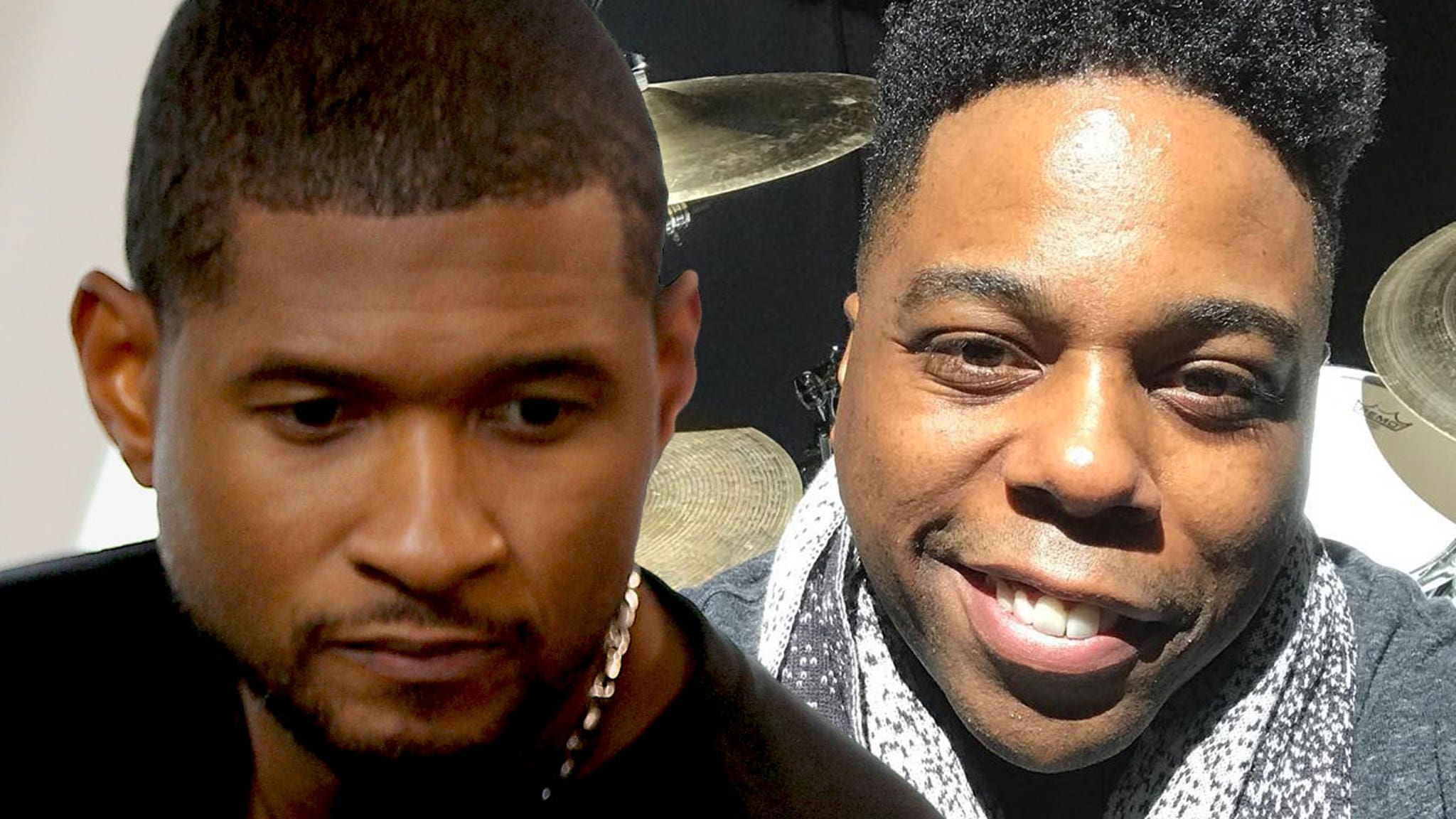 Usher Breaks Down Into Tears at Drummer Aaron Spears’ Funeral