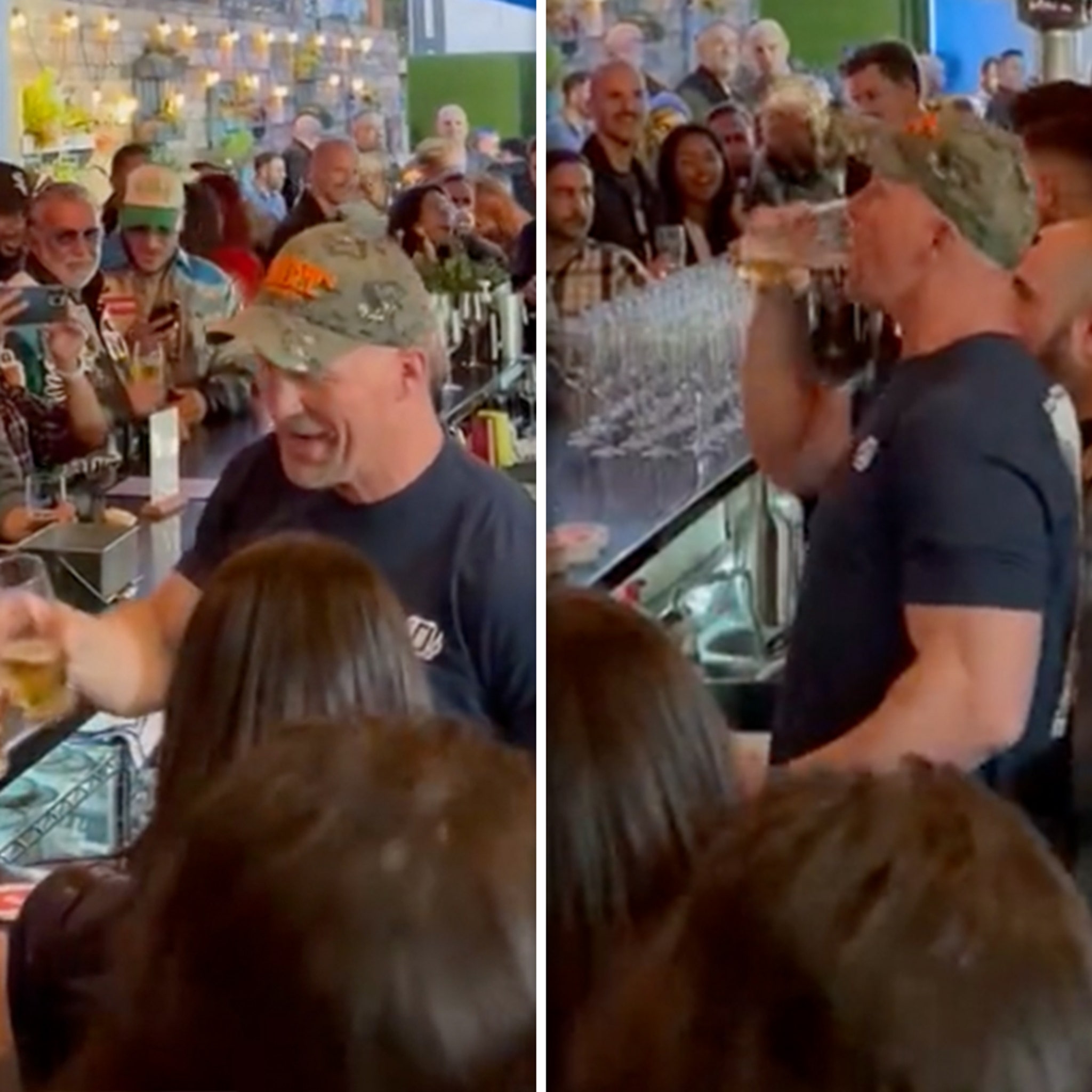Stone Cold' Steve Austin Drinks Beers W/ Fans on 'Austin 3:16' Day