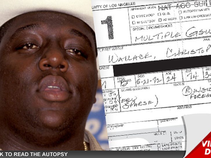 Notorious B.I.G. AUTOPSY REPORT Reveals Graphic Details