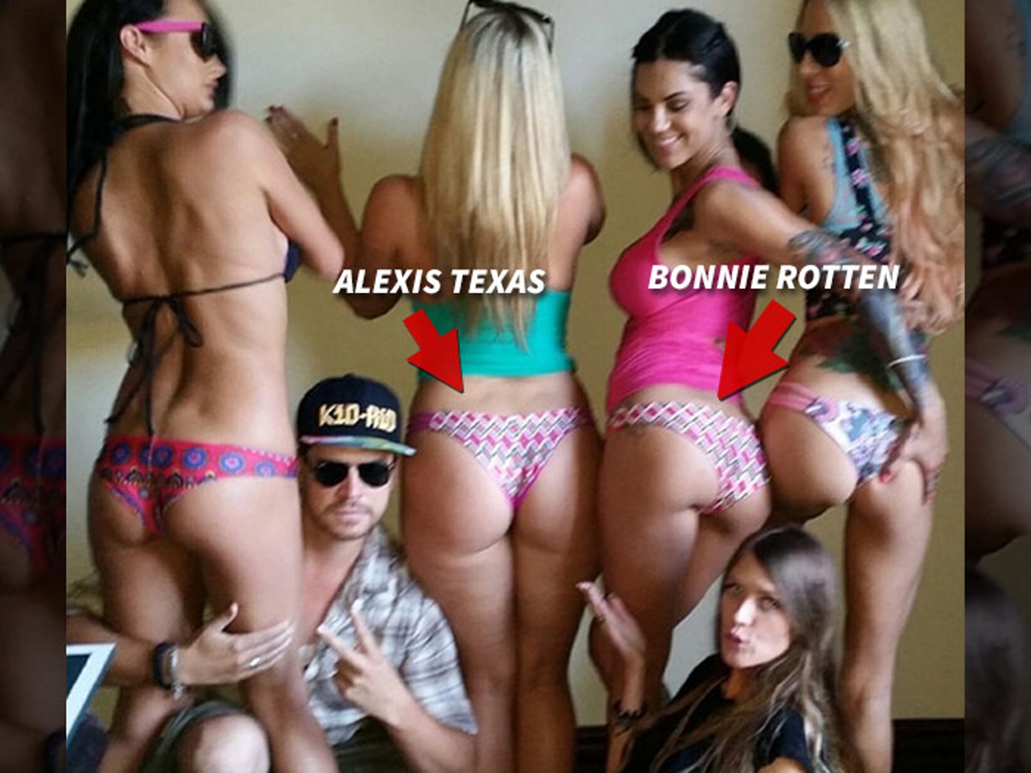 Chris Brown's Post-Jail Party -- Porn Star Ass-Fest