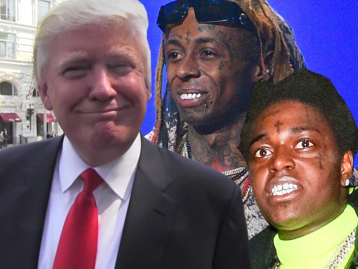 Trump Pardons Lil Wayne Frees Kodak Black Weezy Gives Thanks