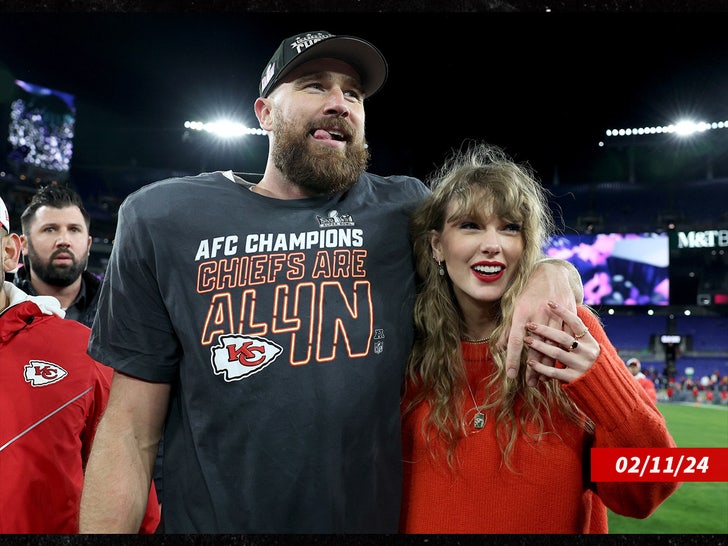 Taylor Swift, Travis Kelce, Sub Getty