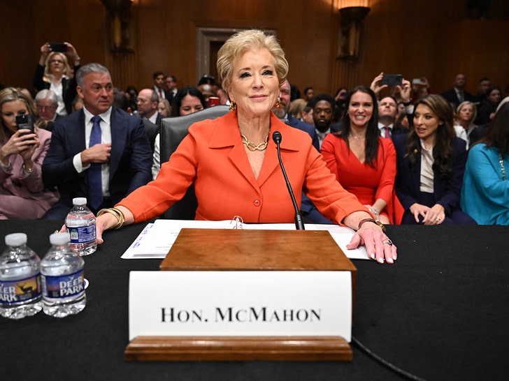 Linda McMahon arrives to testify before the Senate Health, Education, Labor and Pensions Committee shane McMahon triple h stephanie McMahon