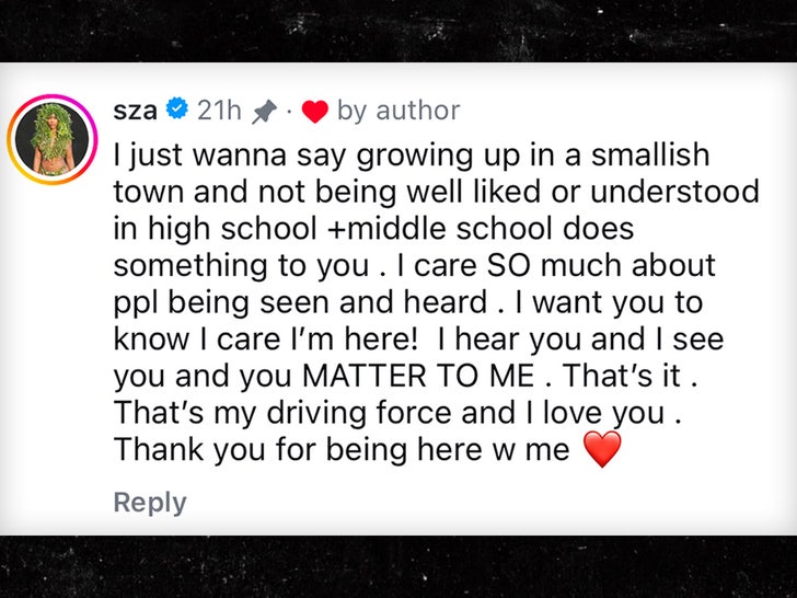 sza tickets caption instagram sub
