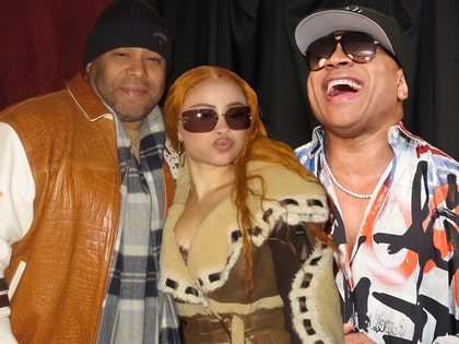 ice spice and her dad ll cool j getty comp