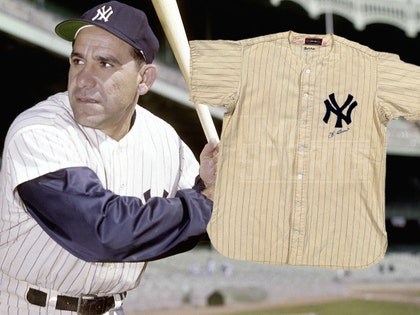 Yogi Berra JERSEY getty Grey Flannel Auctions