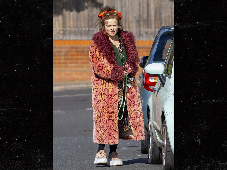 Helena Bonham-Carter in London backgrid