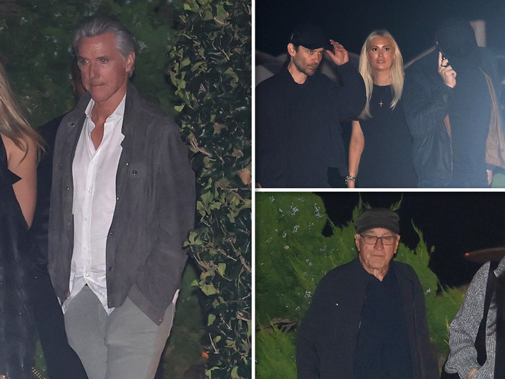 Leonardo DiCaprio, Robert De Niro, Tobey Maguire Have Nobu Dinner with Gavin Newsom