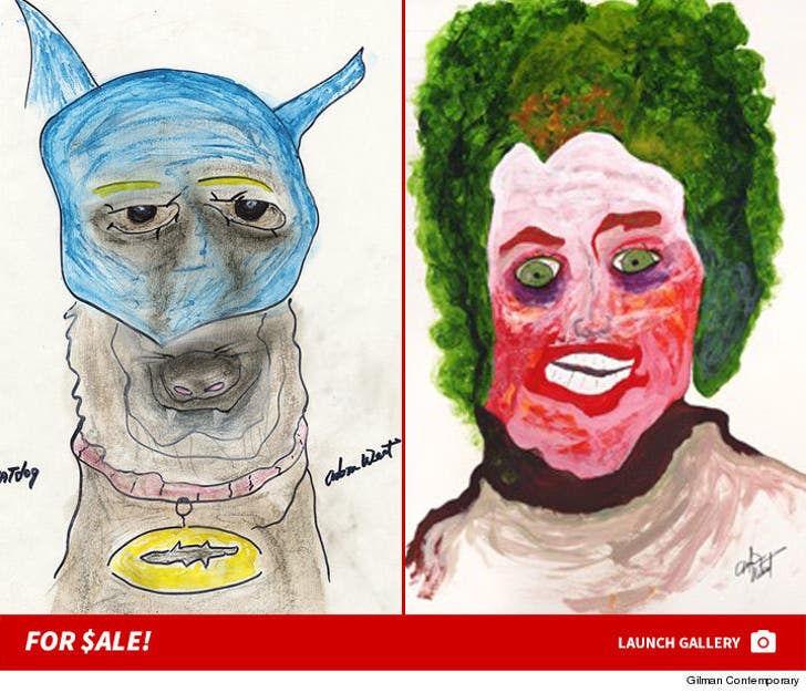 Adam West's Paintings -- For Sale!
