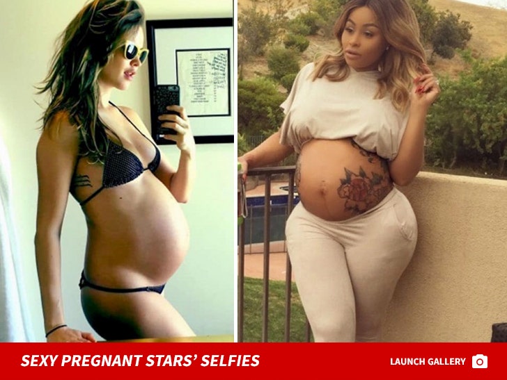 Pregnant Stars' Sexiest Selfies