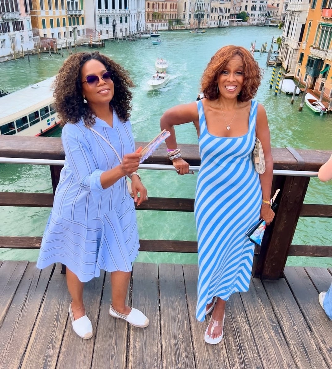 Oprah Winfrey and Gayle King