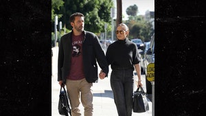 Ben Affleck and Jennifer Lopez Hold Hands Arriving at Music Studio