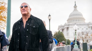 Dwayne 'The Rock' Johnson Sits Down with U.S. Senators On Capitol Hill