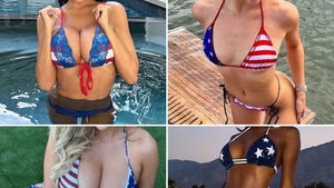 American Flag Swimwear Guess Who!