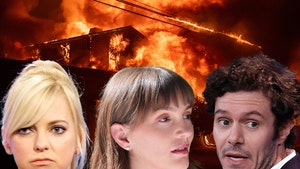 Leighton Meester Anna Faris Adam Brody pacific palisades fire