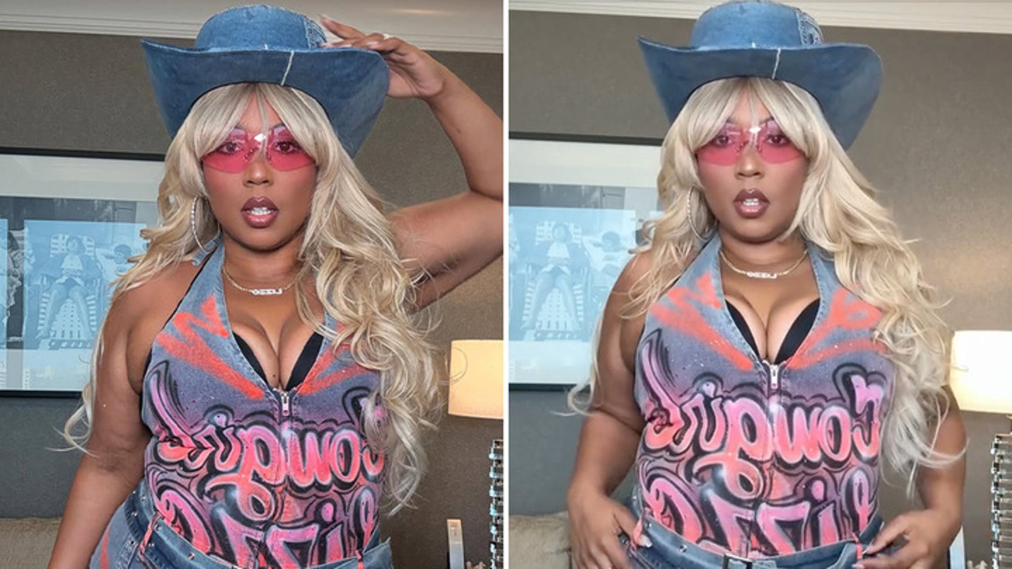 Lizzo Shows Off Summer Curves in Denim for 'Cowgirl Lizzo' Photo Shoot