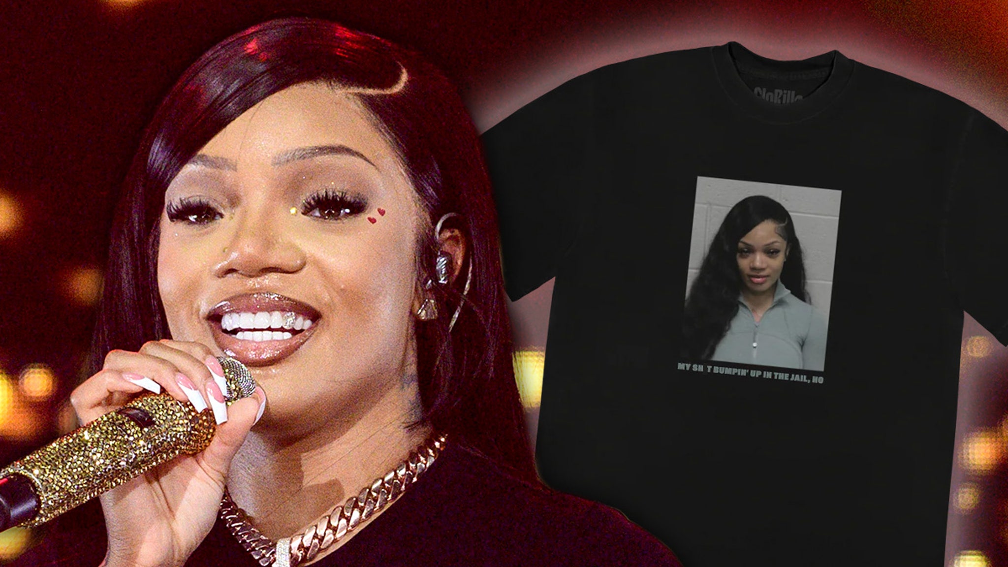 GloRilla Selling T-Shirts with Mug Shot After Arrest