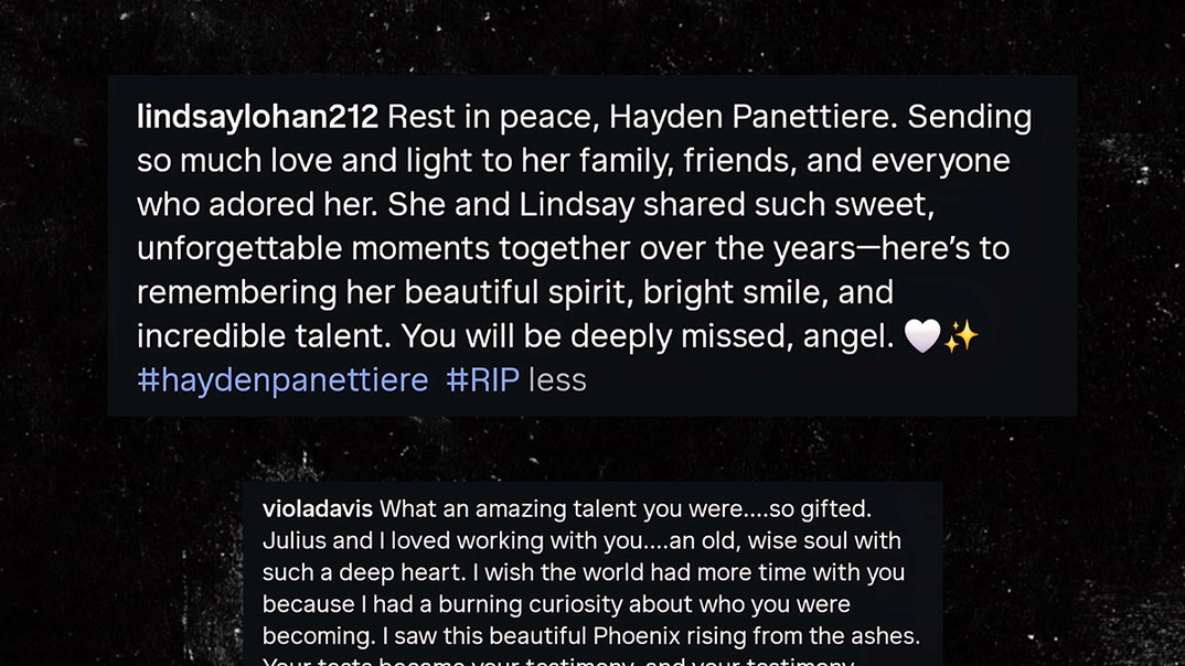 Celebs React to Hayden Panettiere’s Death launch 1