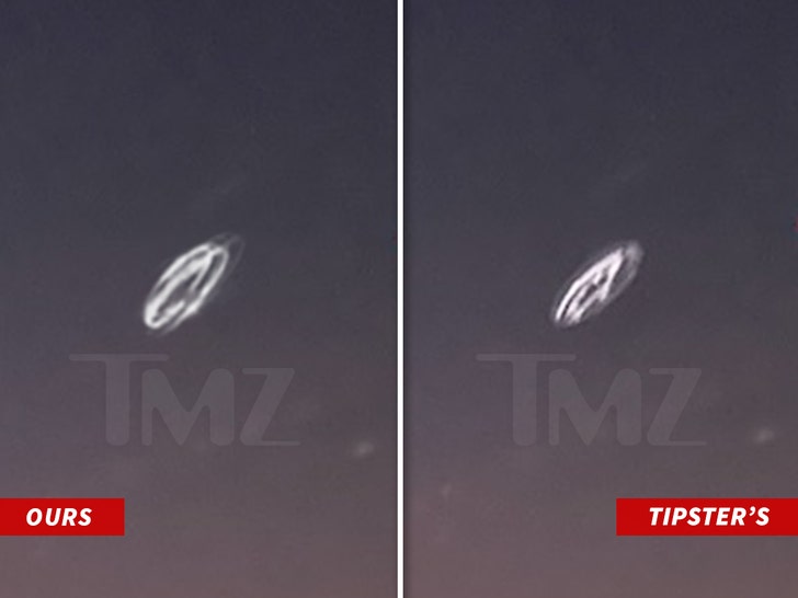 Clear Shots of 'UFO' Spotted Above Freeway on Outskirts of Los Angeles