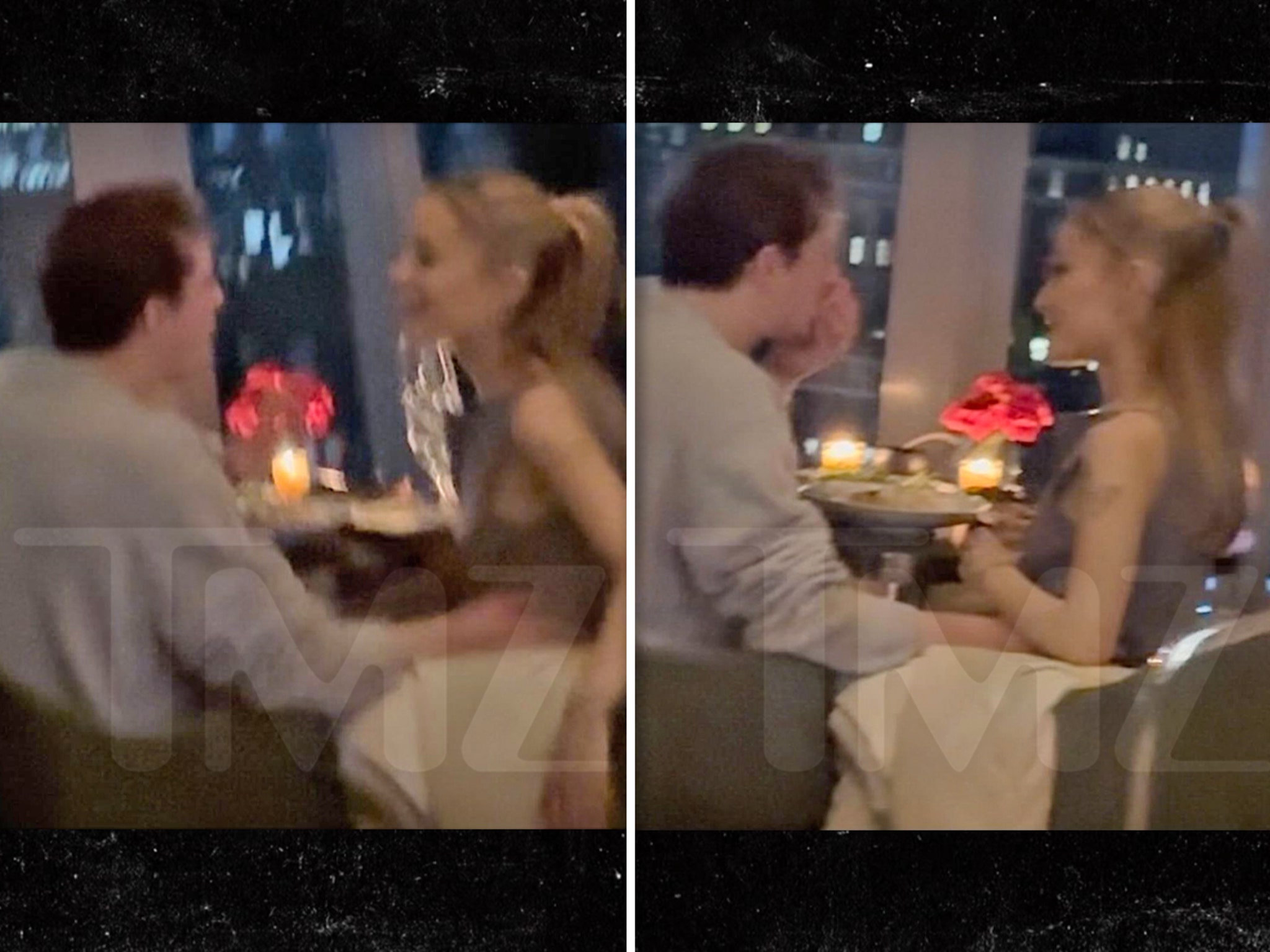 Ariana Grande Wines & Dines with Boyfriend Ethan Slater in NYC