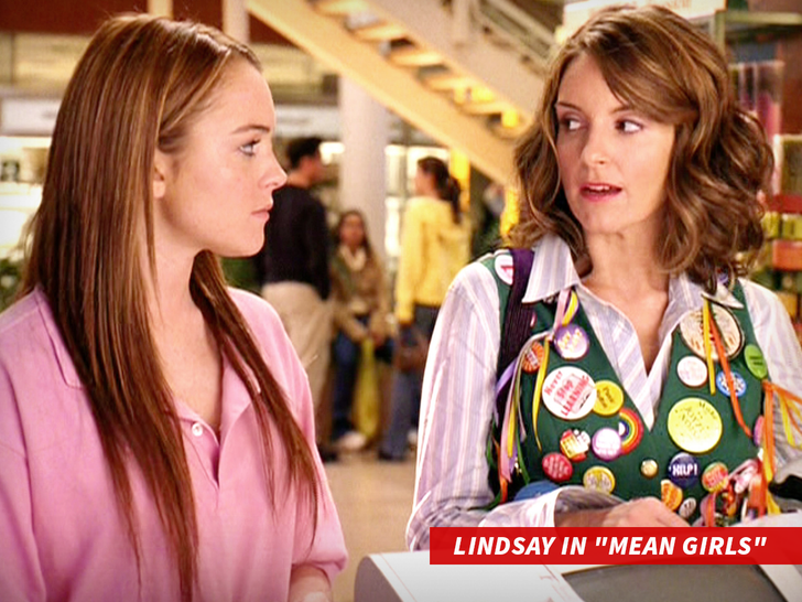 Lindsay in "Mean Girls"