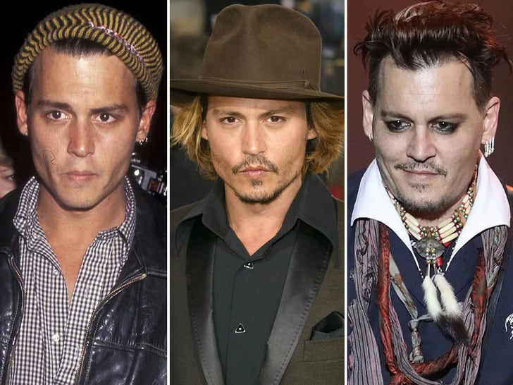 Johnny Depp -- Through the Years