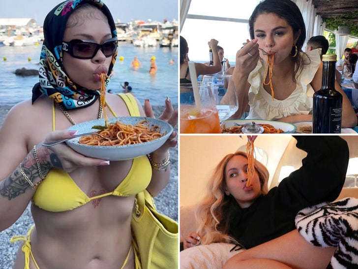 Hot Celebrity Noods – Babes Eating Pasta!