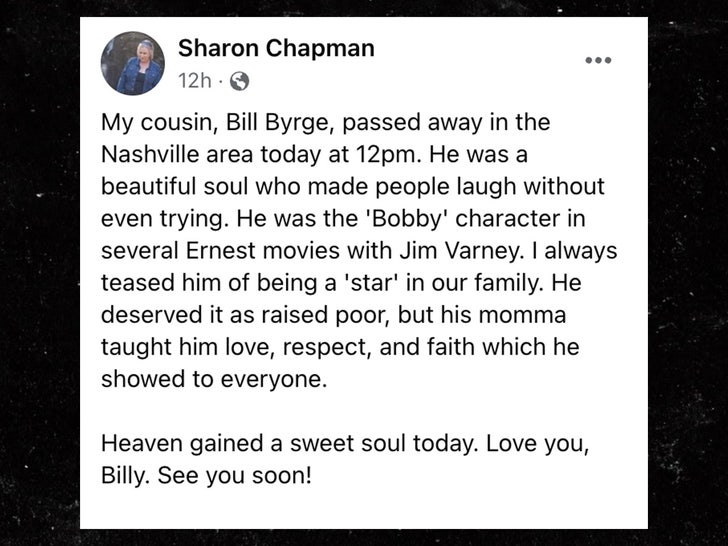 sharon chapman bill byrge sub facebook