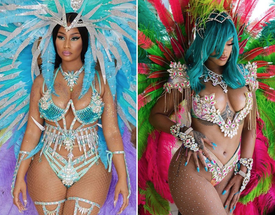 Nicki Minaj (37) vs. Rihanna (32) -- Carnival Babes Edition