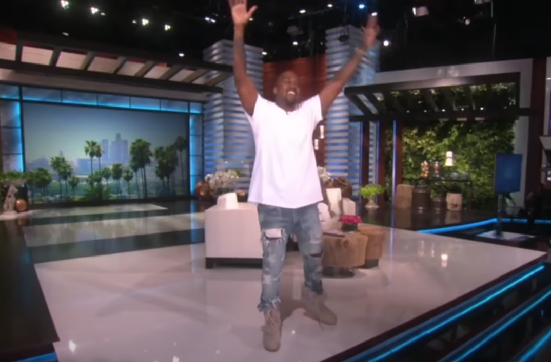 2016 - Kanye West stunned Ellen with an off-the-cuff conversation that did not go as planned ... resulting in West taking the show on an unplanned show detour.