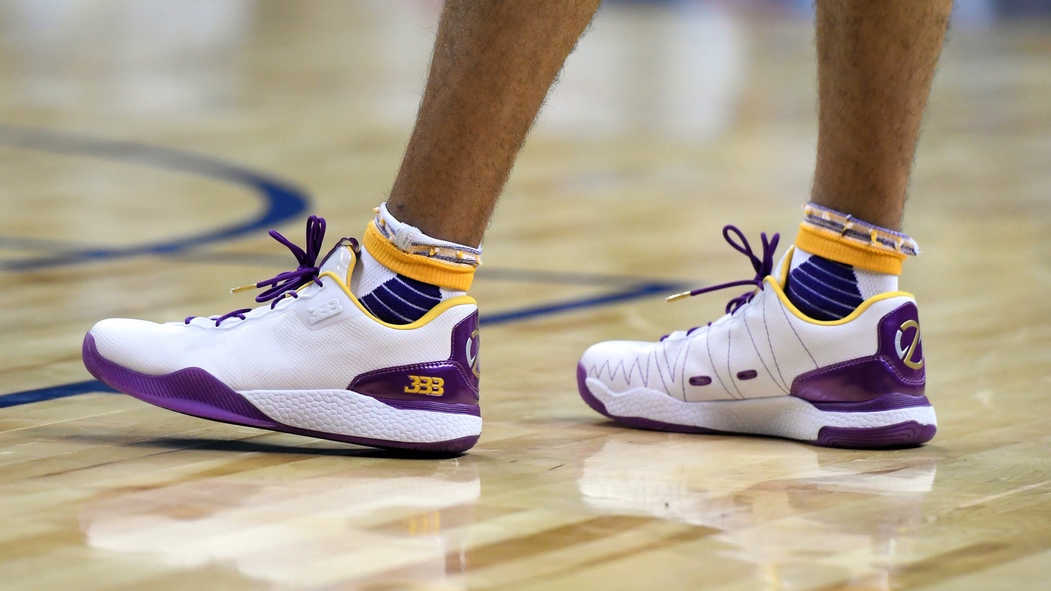 Lonzo Ball Shoes -- On the Court