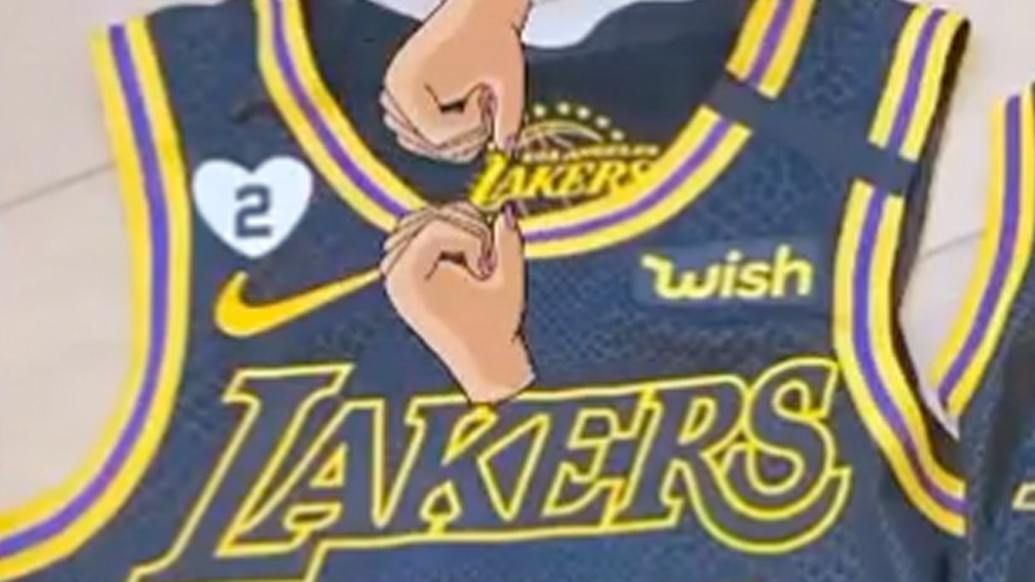 lakers black mamba jersey with gigi patch