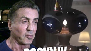 Sylvester Stallone Axing Paulie's Robot in Director's Cut of 'Rocky IV'