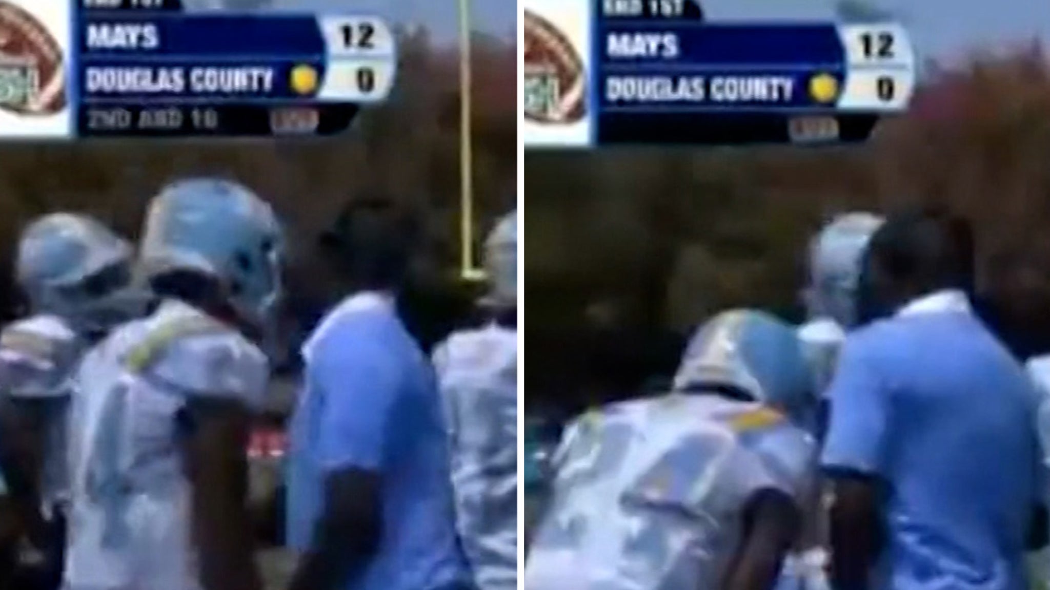 H.S. Football coach arrested for hitting sidelined player, caught on camera