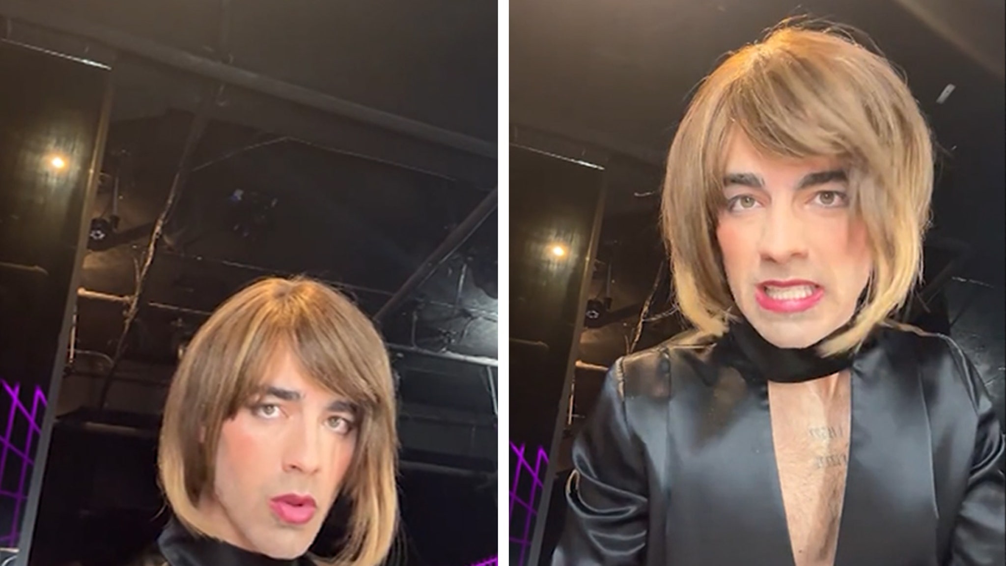 Joe Jonas Goes Full Glam In Drag In Hilarious TikTok Clip