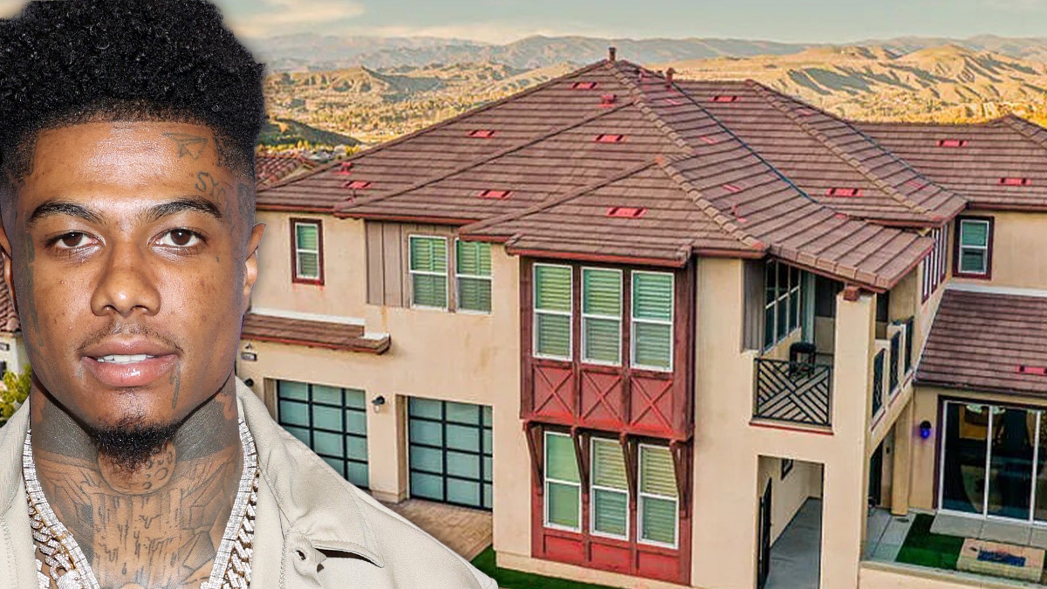 Blueface vermeldt aangepast Blue California Mansion voor $ 1,2 miljoen