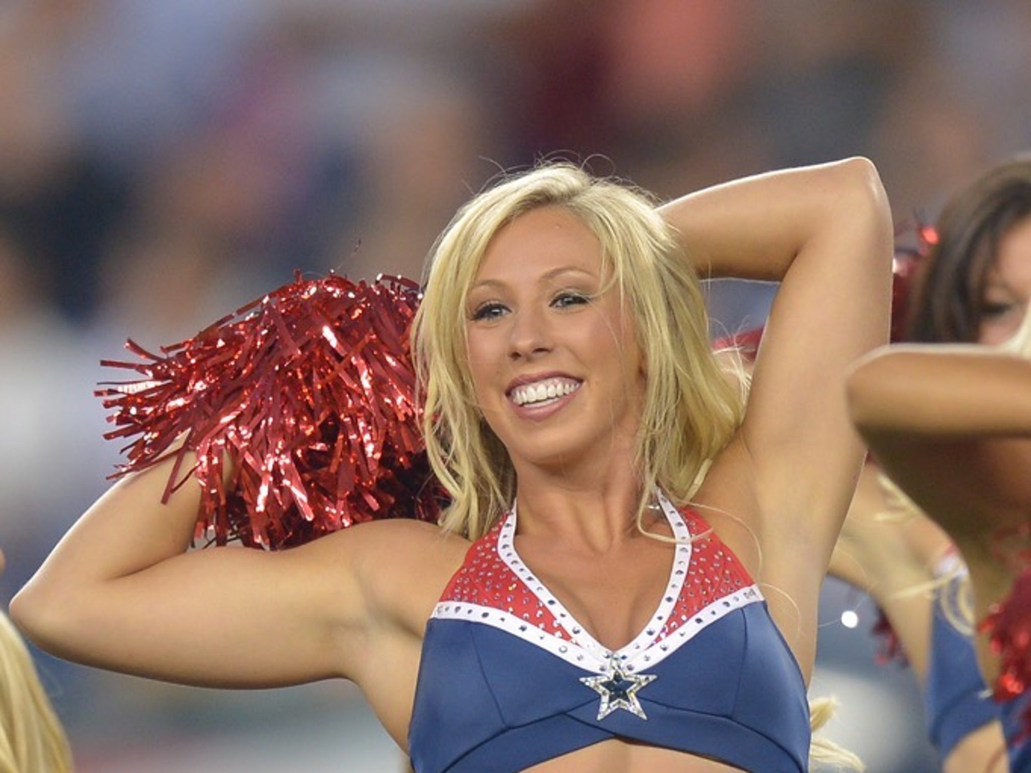 Hot Blonde Cheerleaders