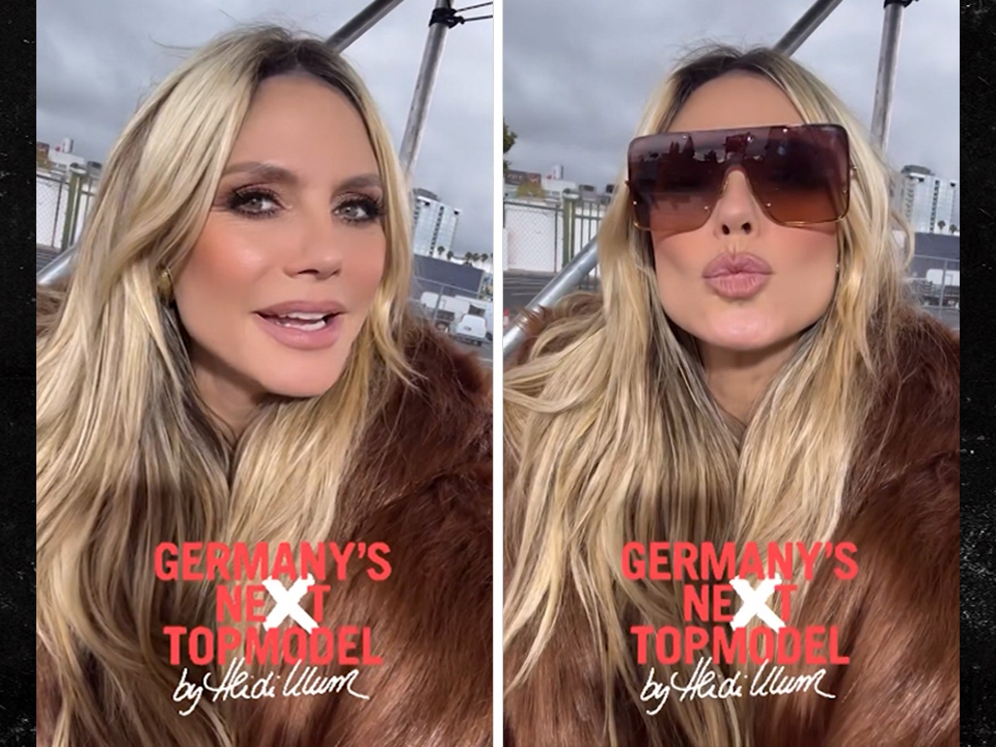 GQ　heidi klum Heidi Klum Picks Sheer Dress and 6-Inch Tan Platform