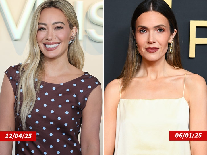 Mandy moore hillary duff getty