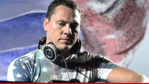 Popular DJ Tiesto -- I Knocked Myself Out ... While Walking to My Turntables
