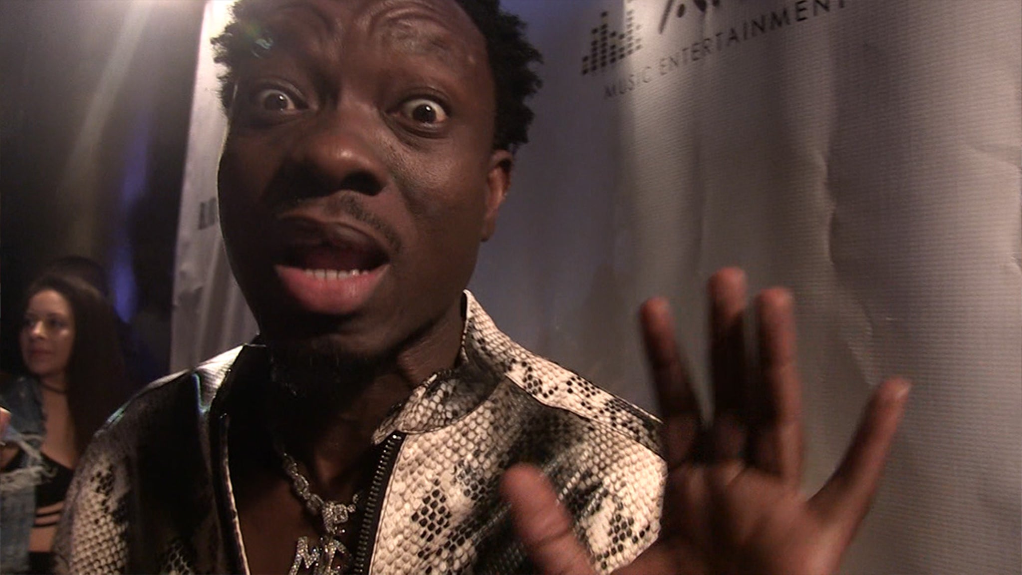 Michael Blackson Gives Props To Montae Nicholson For Not Fighting A Woman