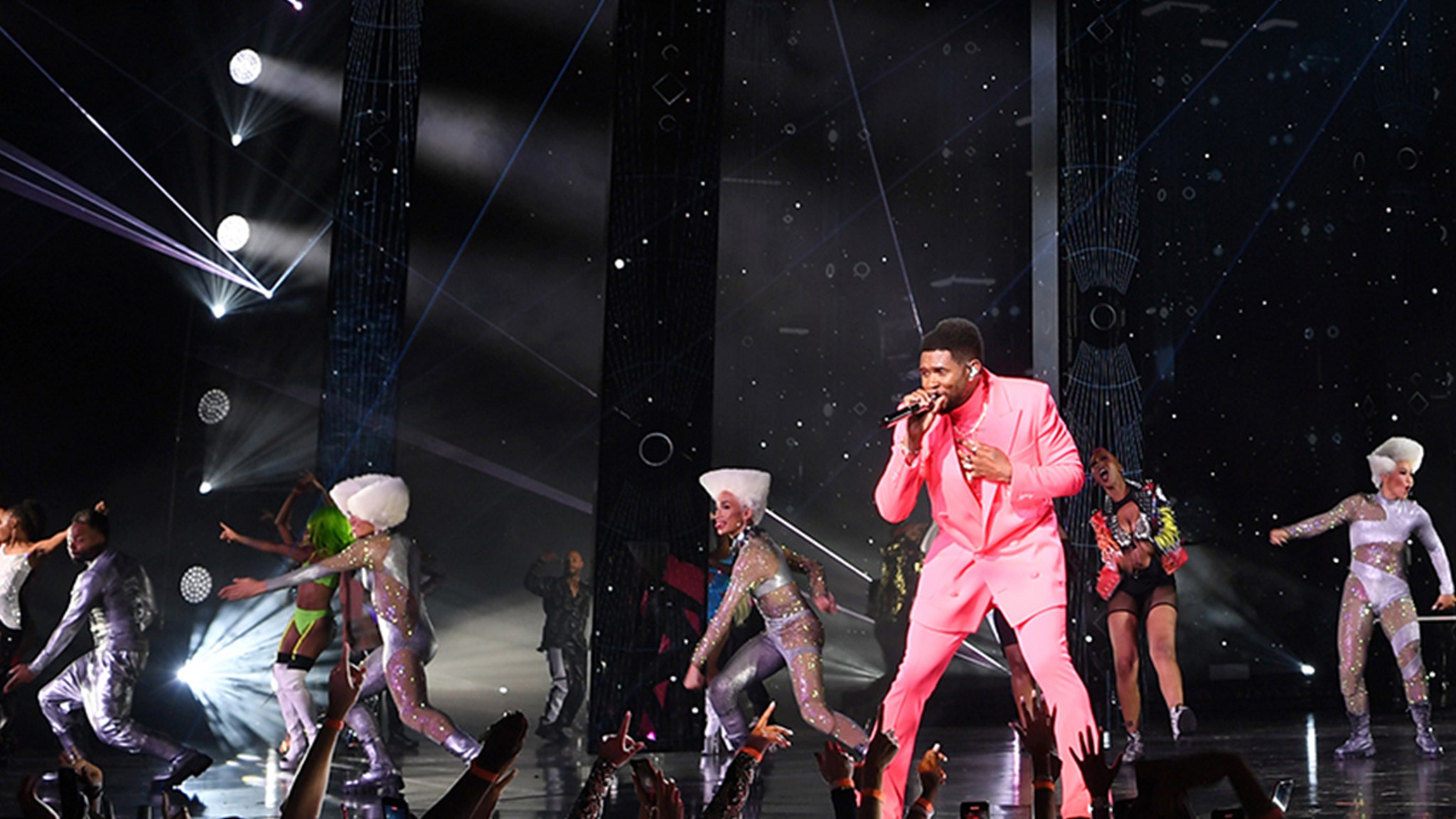 usher in vegas concert