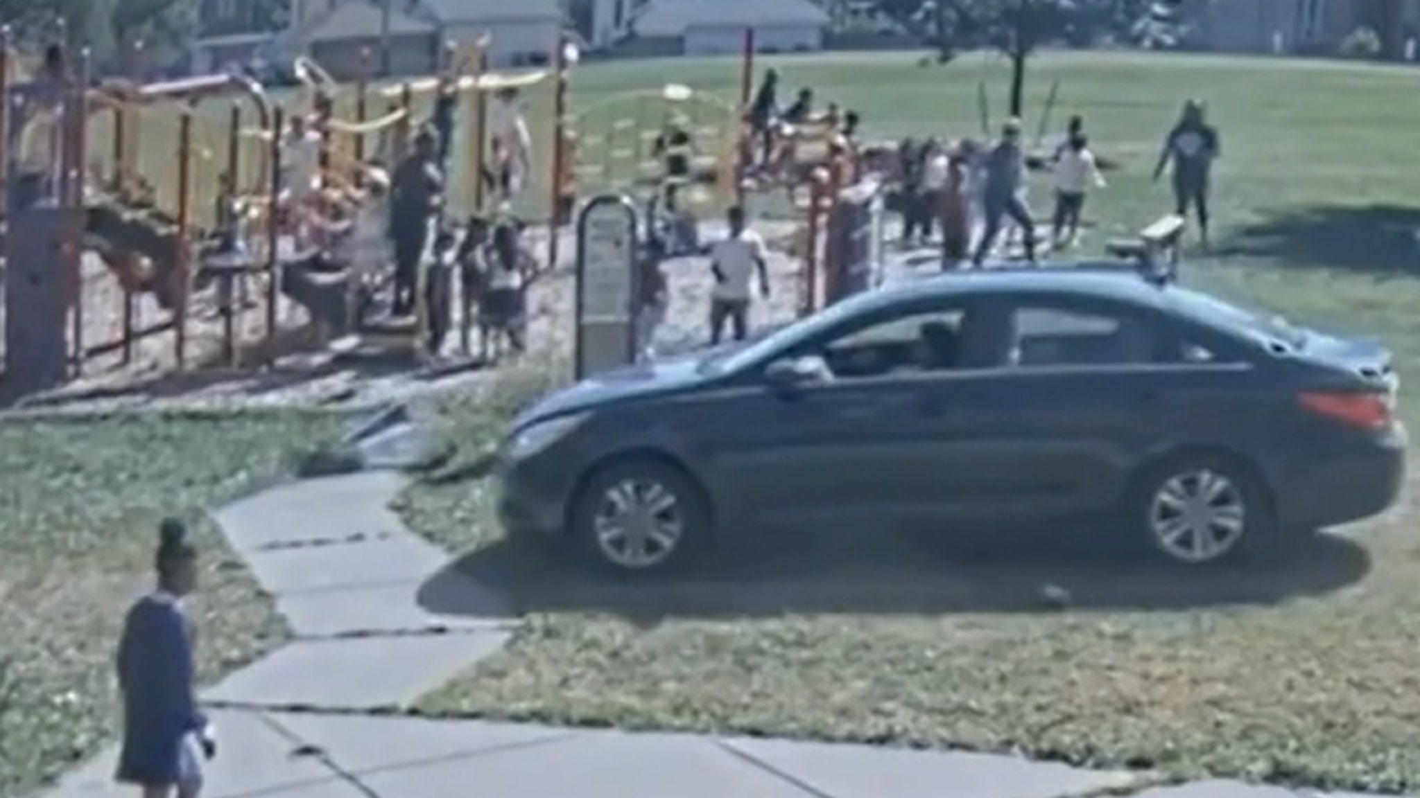 10-Year-Old Drives Car Onto Elementary Playground in Horrifying Video