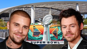 justin bieber harry styles superbowl 61 getty